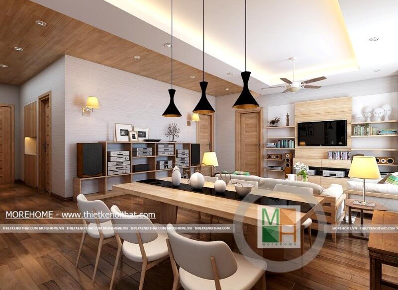 Thiết kế nội thất chung cư N04 hiện đại